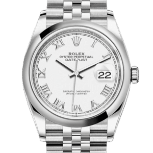 Rolex Datejust m126200-0007 36MM White Dial Silver-tone Case