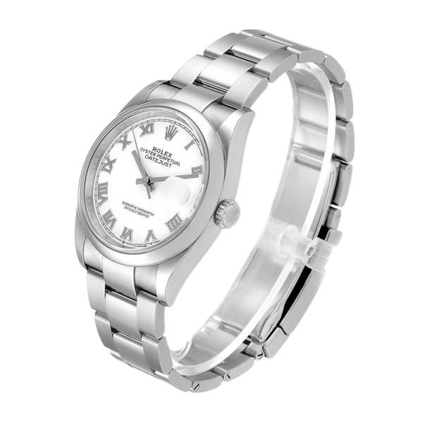 Rolex Datejust m126200-0008 36MM White Dial Silver-tone Case - Image 3