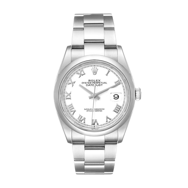 Rolex Datejust m126200-0008 36MM White Dial Silver-tone Case - Image 2