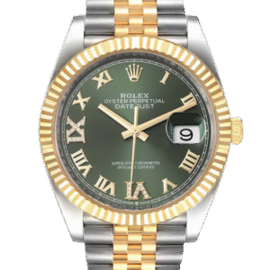 Rolex Datejust m126233-0025 36MM Green Dial Silver-tone Case