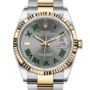 Rolex Datejust m126233-0036 36MM Wimbledon Dial Silver-tone Case