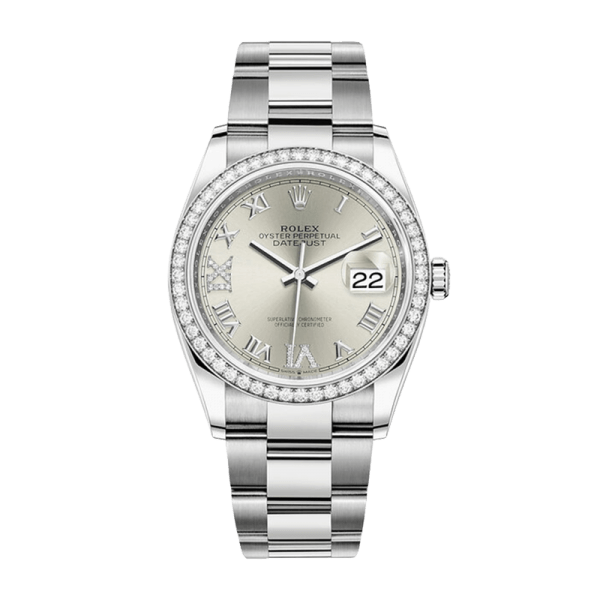 Rolex Datejust m126234-0030 36MM Silver Dial Silver-tone Case - Image 2