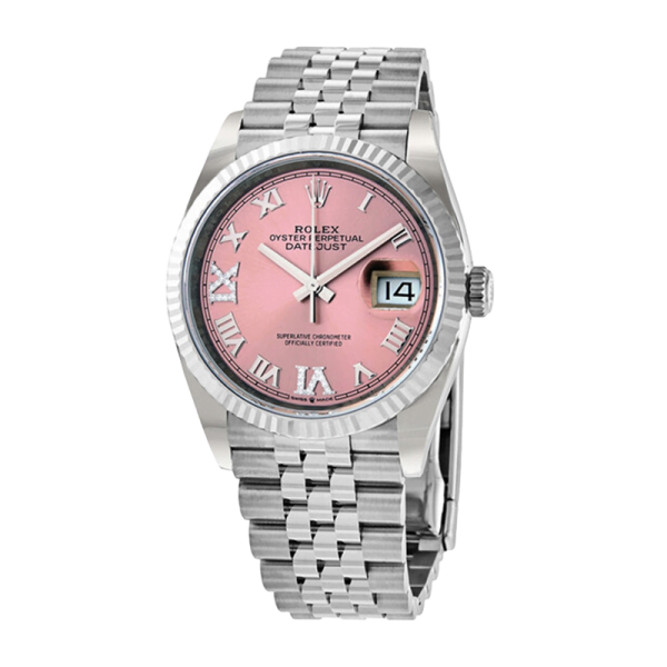 Rolex Datejust m126234-0031 36MM Pink Dial Silver-tone Case - Image 2