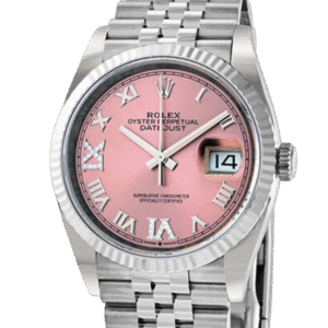 Rolex Datejust m126234-0031 36MM Pink Dial Silver-tone Case