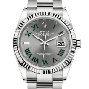 Rolex Datejust m126234-0046 36MM Wimbledon Dial Silver-tone Case