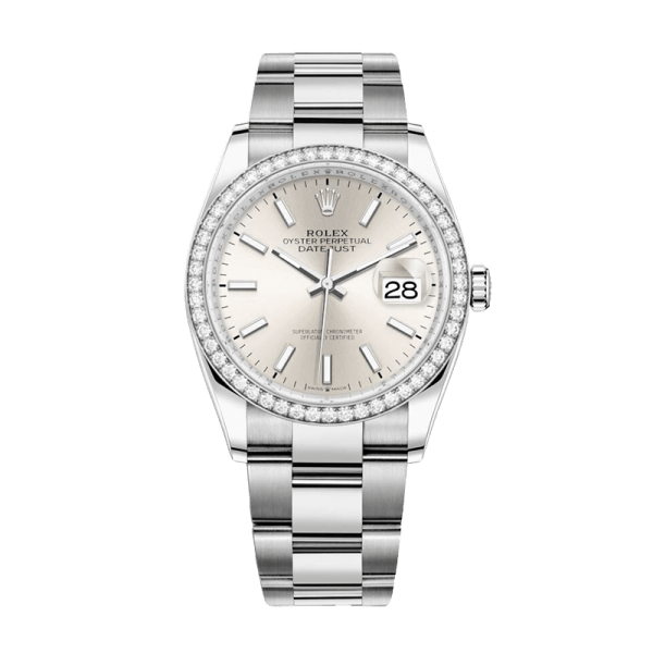 Rolex Datejust m126284rbr-0006 36MM Silver Dial Silver-tone Case - Image 2