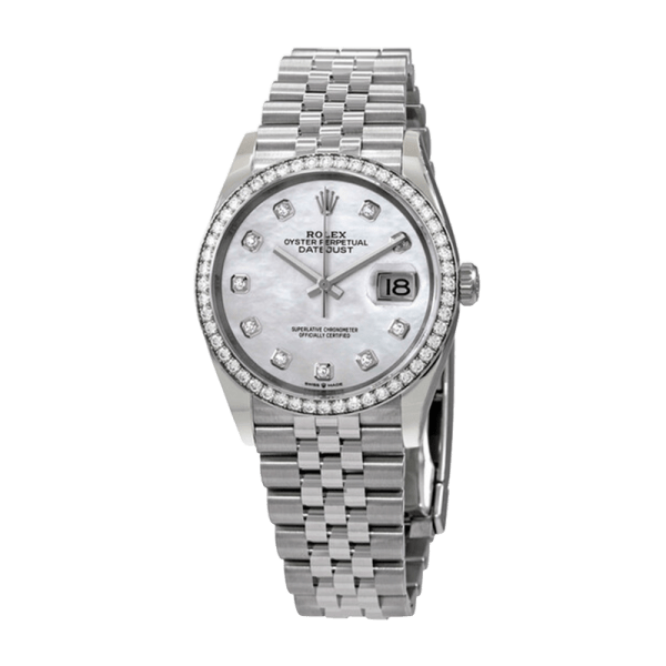 Rolex Datejust m126284rbr-0011 36MM Mother of Pearl Dial Silver-tone Case - Image 2