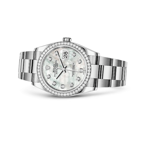 Rolex Datejust m126284rbr-0012 36MM Mother of Pearl Dial Silver-tone Case - Image 3