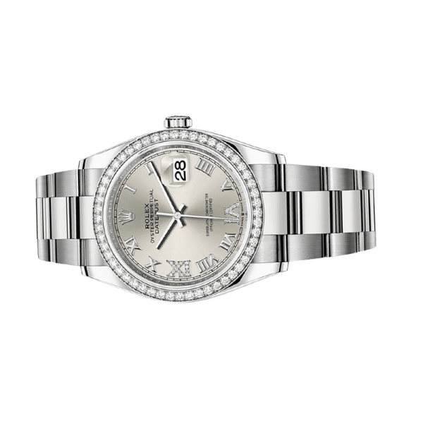 Rolex Datejust m126284rbr-0022 36MM Silver Dial Silver-tone Case - Image 3