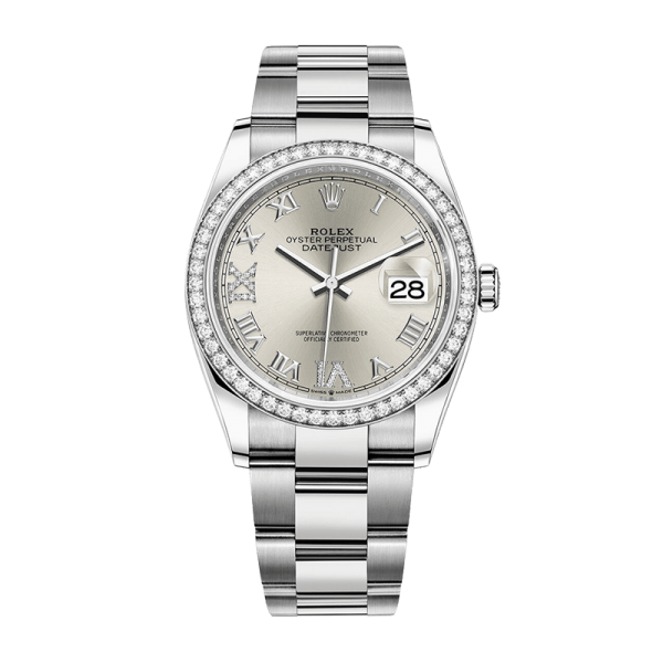 Rolex Datejust m126284rbr-0022 36MM Silver Dial Silver-tone Case - Image 2