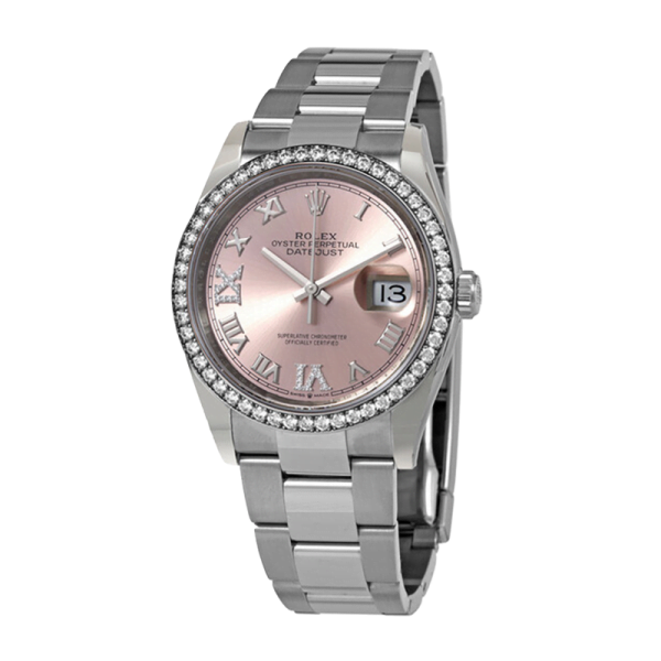 Rolex Datejust m126284rbr-0024 36MM Pink Dial Silver-tone Case - Image 2