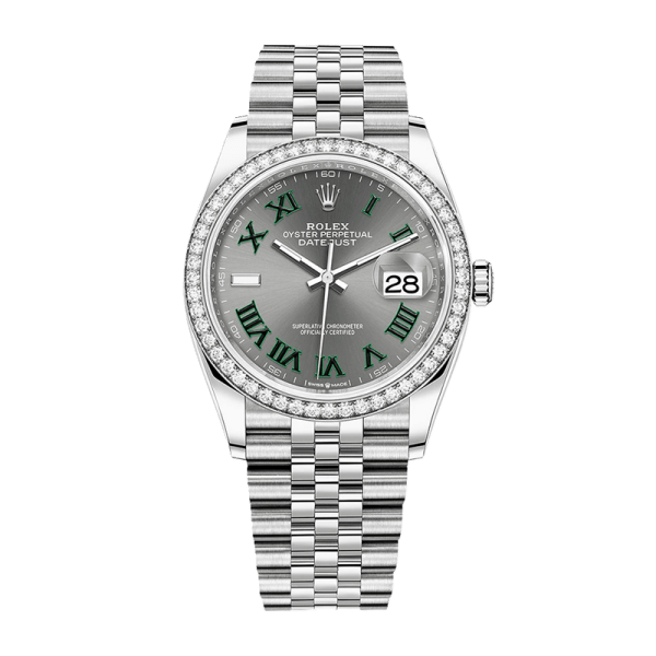 Rolex Datejust m126284rbr-0037 36MM Gray Dial Silver-tone Case - Image 2