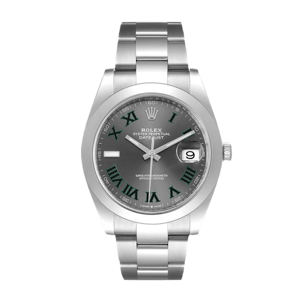 Rolex Datejust m126300-0013 41MM Wimbledon Dial Silver-tone Case - Image 2