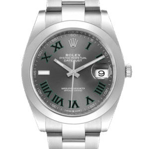 Rolex Datejust m126300-0013 41MM Wimbledon Dial Silver-tone Case