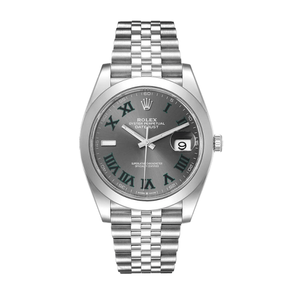 Rolex Datejust m126300-0014 41MM Wimbledon Dial Silver-tone Case - Image 2