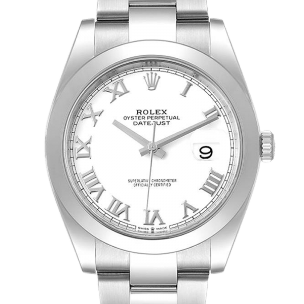 Rolex Datejust m126300-0015 41MM White Dial Silver-tone Case