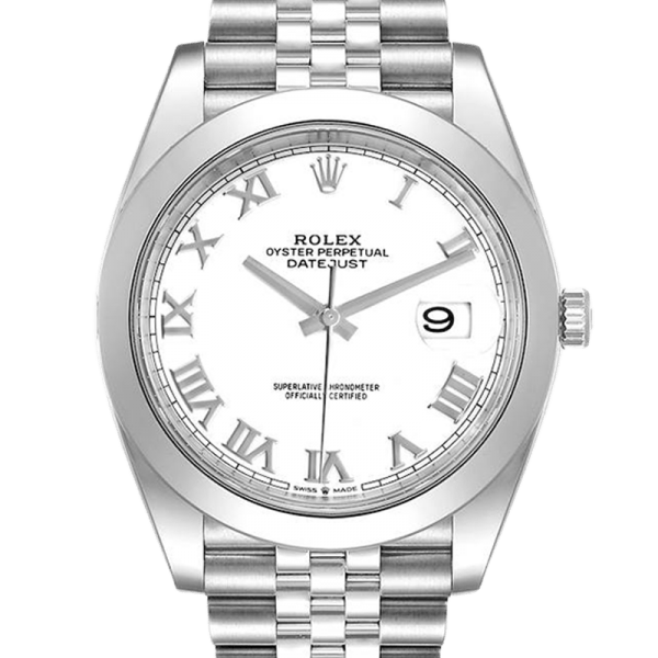 Rolex Datejust m126300-0016 41MM White Dial Silver-tone Case