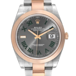 Rolex Datejust m126301-0015 41MM Wimbledon Dial Silver-tone Case