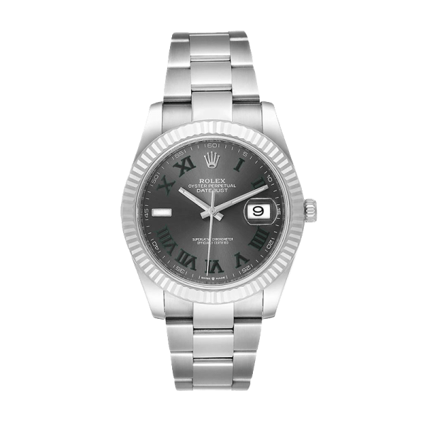 Rolex Datejust m126334-0021 41MM Wimbledon Dial Silver-tone Case - Image 2