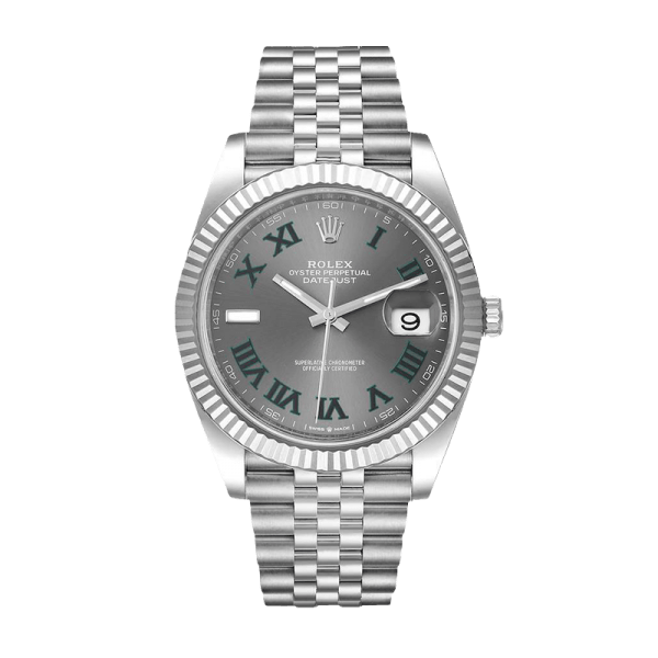 Rolex Datejust m126334-0022 41MM Wimbledon Dial Silver-tone Case - Image 2
