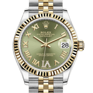 Rolex Datejust m278273-0016 31MM Green Dial Silver-tone Case