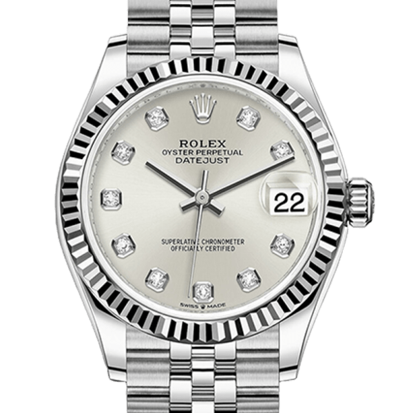 Rolex Datejust m278274-0030 31MM Silver Dial Silver-tone Case
