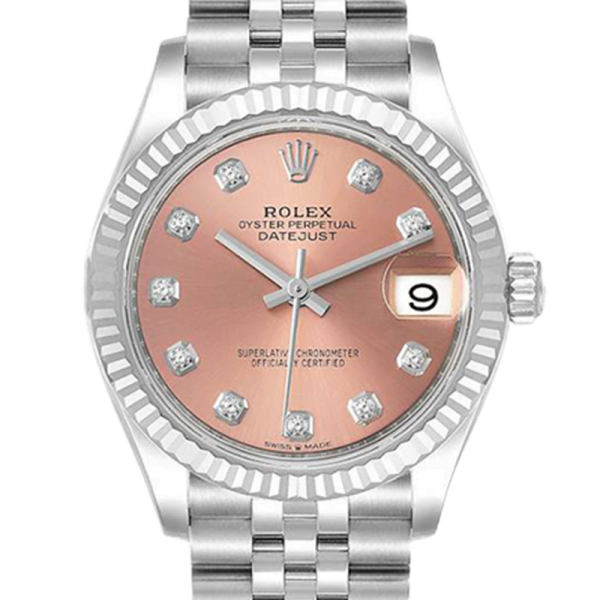 Rolex Datejust m278274-0032 31MM Pink Dial Silver-tone Case