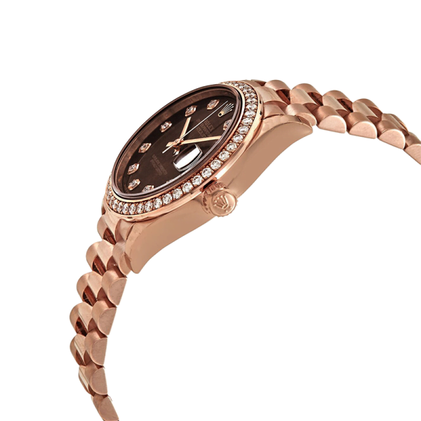 Rolex Datejust m278285rbr-0006 31MM Chocolate Dial Rose Gold-tone Case - Image 3