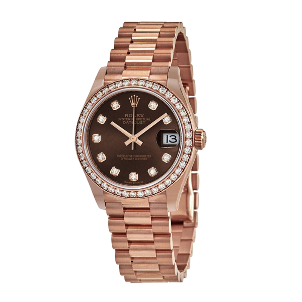 Rolex Datejust m278285rbr-0006 31MM Chocolate Dial Rose Gold-tone Case - Image 2