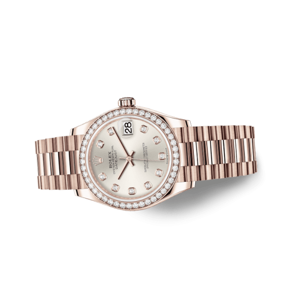 Rolex Datejust m278285rbr-0030 31MM Silver Dial Rose Gold-tone Case - Image 3