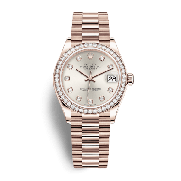 Rolex Datejust m278285rbr-0030 31MM Silver Dial Rose Gold-tone Case - Image 2