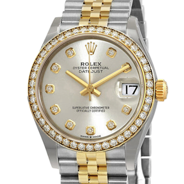 Rolex Datejust m278383rbr-0020 31MM Silver Dial Silver-tone Case