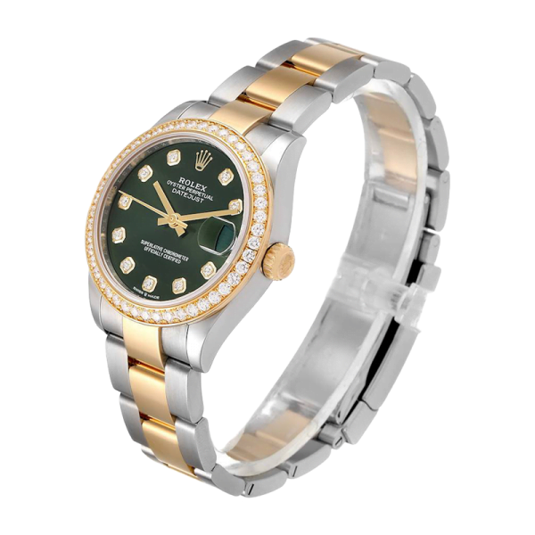 Rolex Datejust m278383rbr-0029 31MM Green Dial Silver-tone Case - Image 3