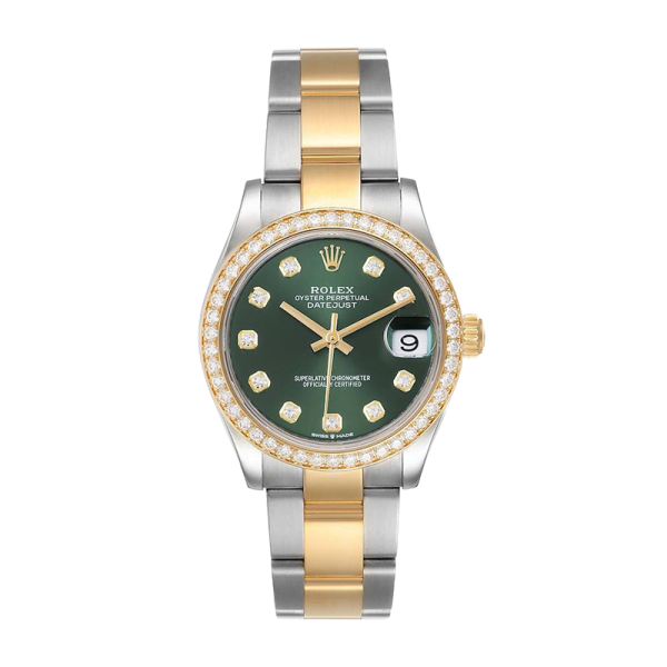 Rolex Datejust m278383rbr-0029 31MM Green Dial Silver-tone Case - Image 2