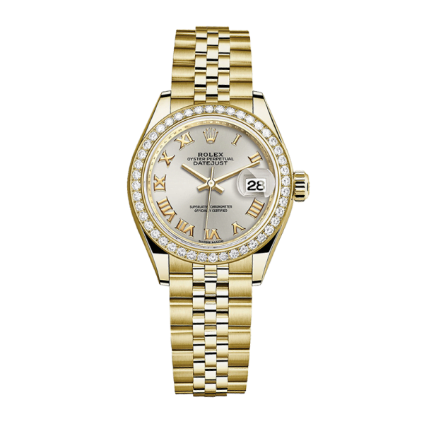 Rolex Datejust m279138rbr-0018 28MM Silver Dial Gold-tone Case - Image 2