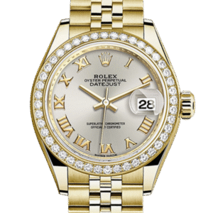 Rolex Datejust m279138rbr-0018 28MM Silver Dial Gold-tone Case