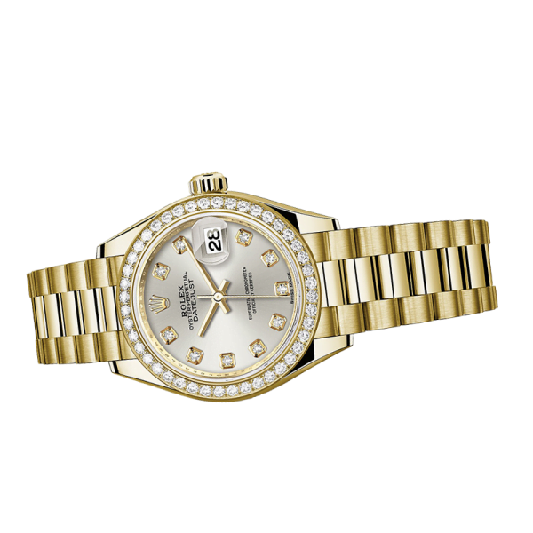 Rolex Datejust m279138rbr-0019 28MM Silver Dial Gold-tone Case - Image 3