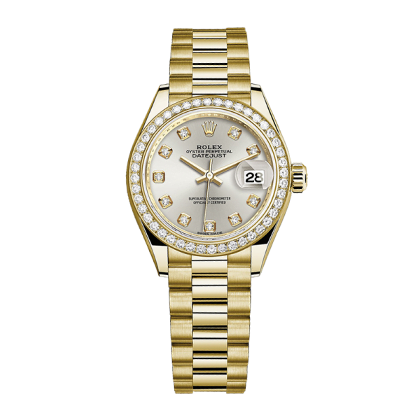 Rolex Datejust m279138rbr-0019 28MM Silver Dial Gold-tone Case - Image 2