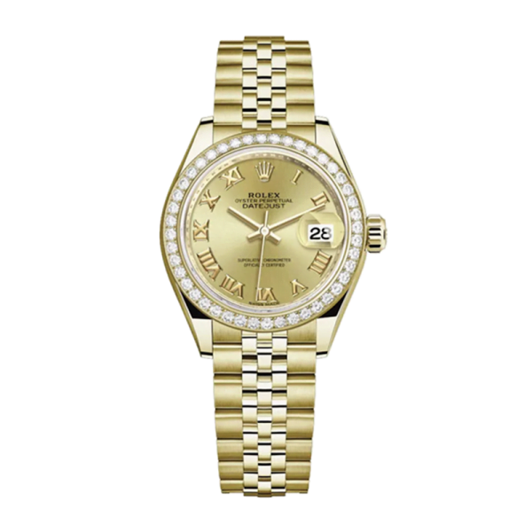 Rolex Datejust m279138rbr-0022 28MM Champagne Dial Gold-tone Case - Image 2