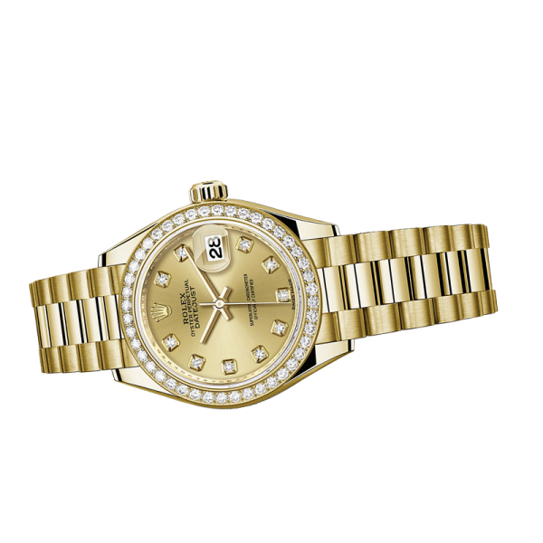 Rolex Datejust m279138rbr-0023 28MM Champagne Dial Gold-tone Case - Image 3