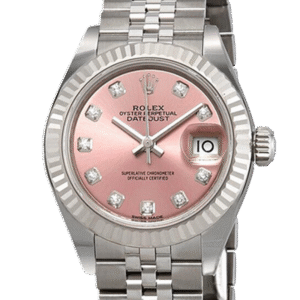 Rolex Datejust m279174-0003 28MM Pink Dial Silver-tone Case