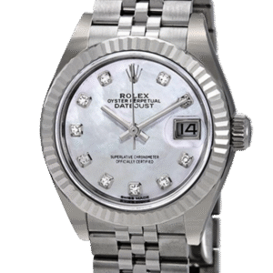 Rolex Datejust m279174-0009 28MM Mother of Pearl Dial Silver-tone Case