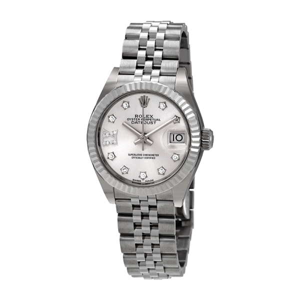 Rolex Datejust m279174-0021 28MM Silver Dial Silver-tone Case - Image 2