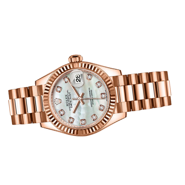 Rolex Datejust m279175-0017 28MM Mother of Pearl Dial Rose Gold-tone Case - Image 3