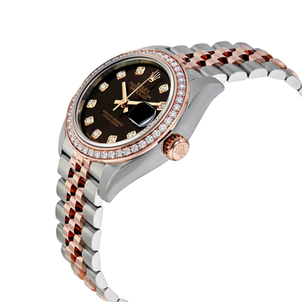 Rolex Datejust m279381rbr-0011 28MM Chocolate Dial Silver-tone Case - Image 3