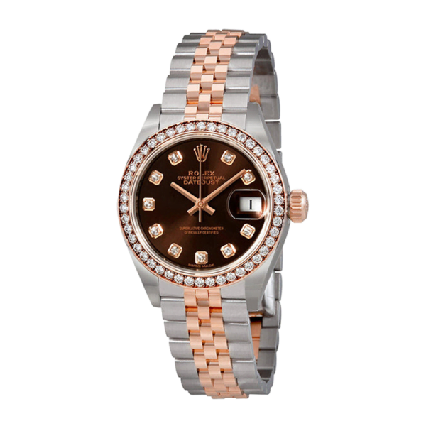 Rolex Datejust m279381rbr-0011 28MM Chocolate Dial Silver-tone Case - Image 2