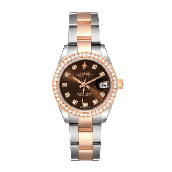 Rolex Datejust m279381rbr-0012 28MM Chocolate Dial Silver-tone Case - Image 2