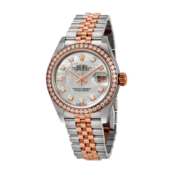 Rolex Datejust m279381rbr-0013 28MM Mother of Pearl Dial Silver-tone Case - Image 2