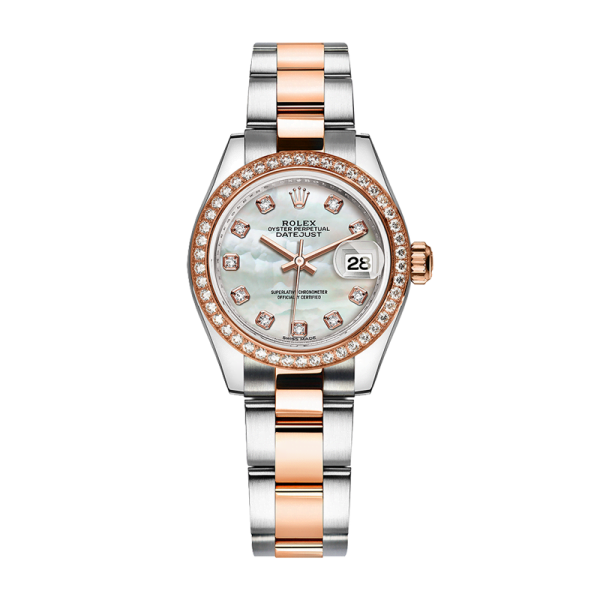 Rolex Datejust m279381rbr-0014 28MM Mother of Pearl Dial Silver-tone Case - Image 2