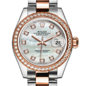 Rolex Datejust m279381rbr-0014 28MM Mother of Pearl Dial Silver-tone Case